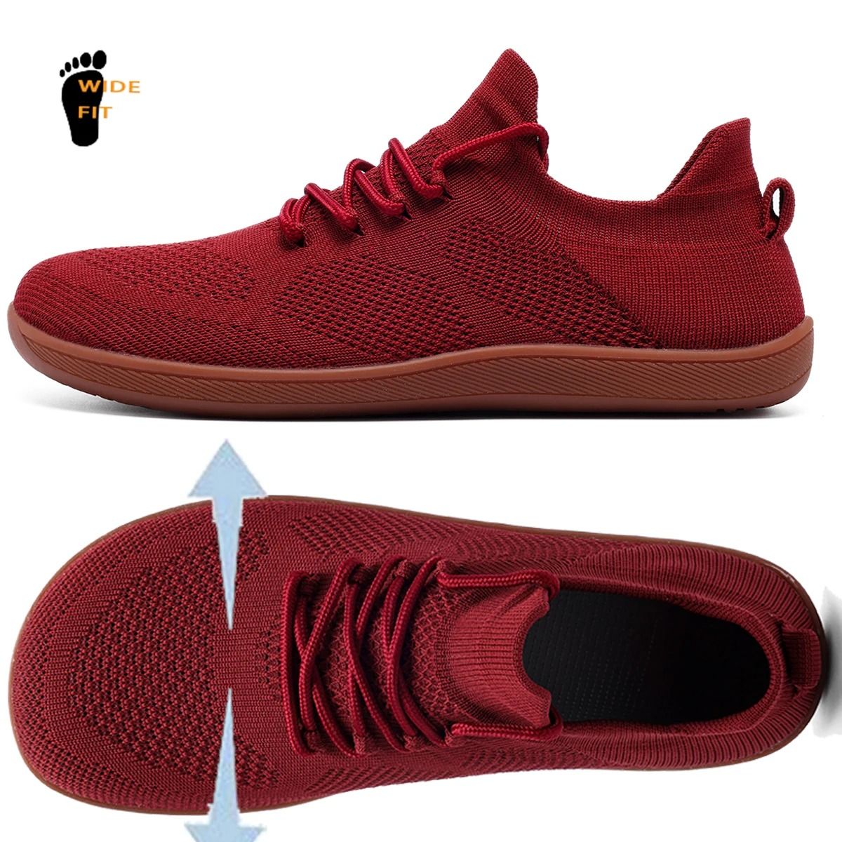 Minimalist Barefoot Shoes Unisex Lightweight Breathable Wide Toe Running Walking Shoes 4