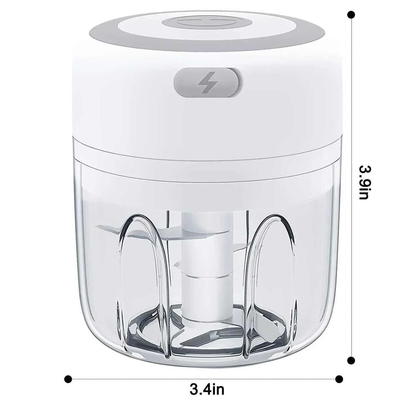 Electric Garlic Chopper USB Rechargeable Mini Food Processor 5