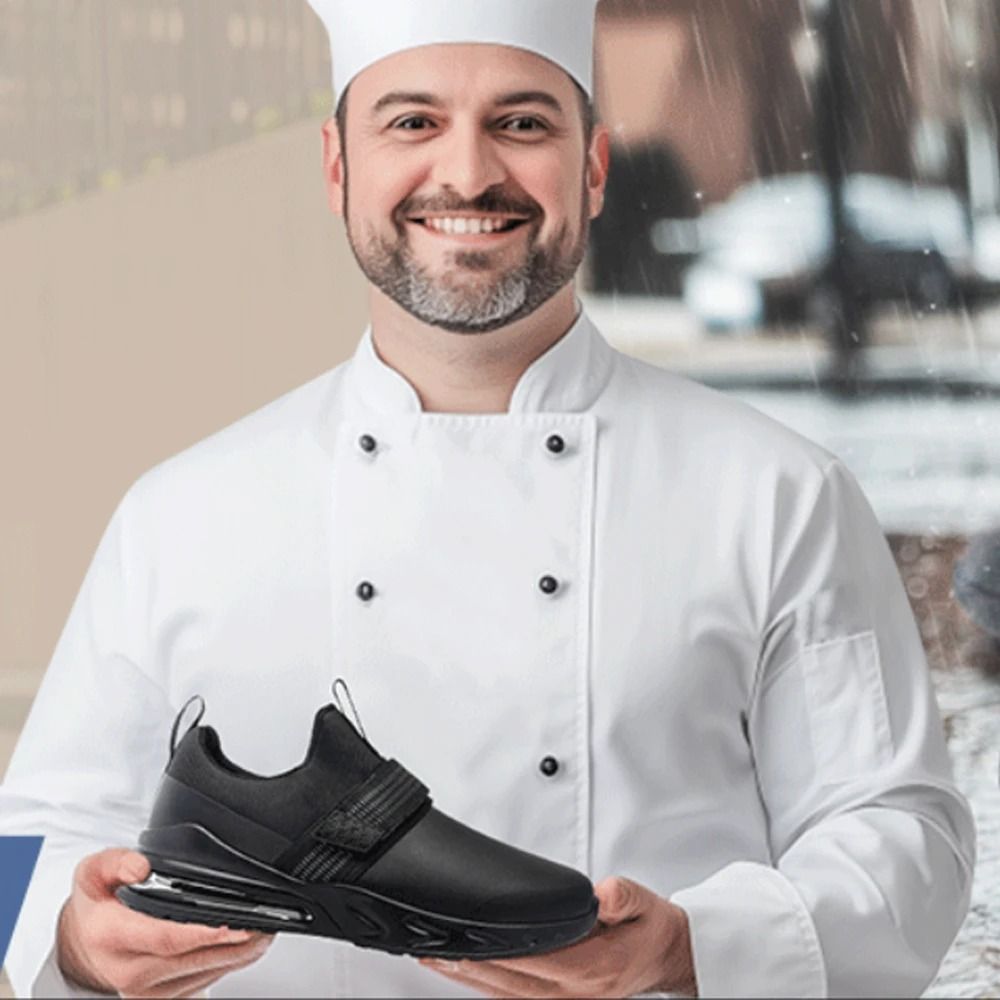 Waterproof Chef Shoes Slip Resistant Oil Proof Work Shoes 2