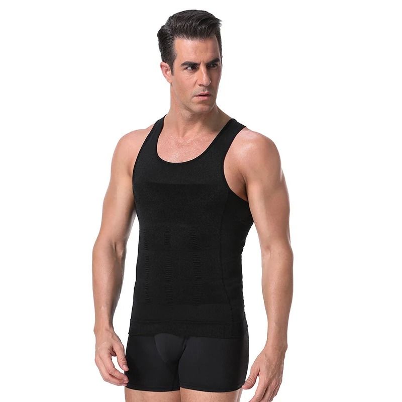 Mens Slimming Compression Vest Tummy Control Shapewear 6