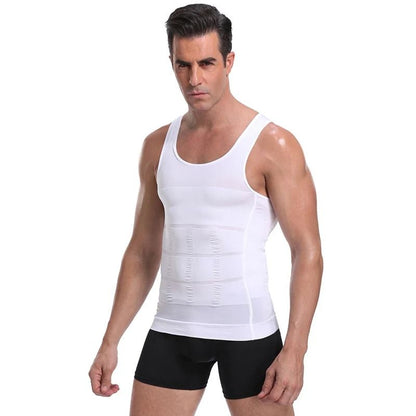 Mens Slimming Compression Vest Tummy Control Shapewear 8