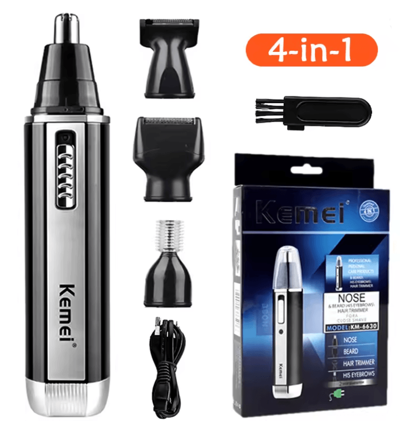 2 In 1 Nose Hair Trimmer And Beard Trimmer Rechargeable Grooming Tool For Men 4