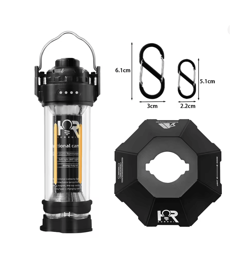Camping Lantern Portable Retro Tent Light Waterproof Outdoor Atmosphere Lamp 3