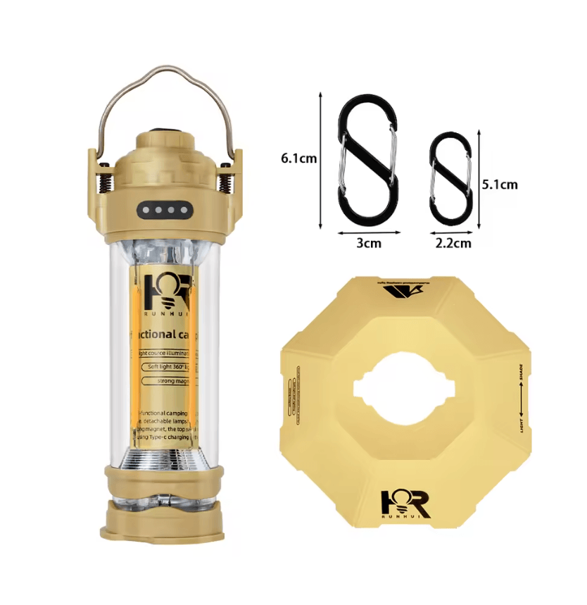 Camping Lantern Portable Retro Tent Light Waterproof Outdoor Atmosphere Lamp 4