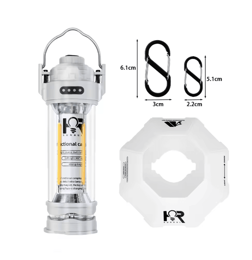 Camping Lantern Portable Retro Tent Light Waterproof Outdoor Atmosphere Lamp 7