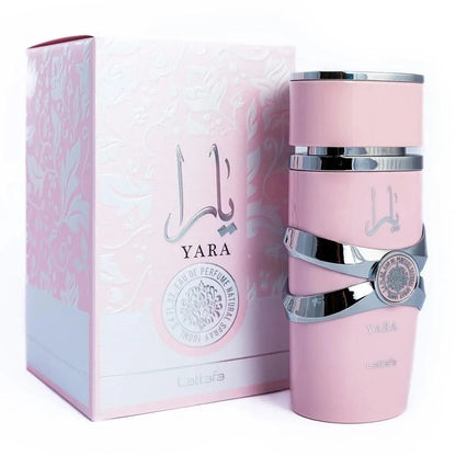 Yara Pink Edition Eau de Parfum for Women Long Lasting Amber Vanilla Scent 3.4 oz
