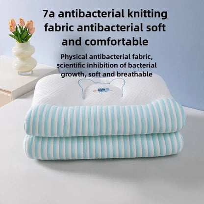 Soft Knitted Fabric Neck Pillow Comfort High Resilience Support 3