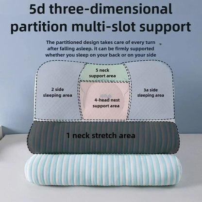 Soft Knitted Fabric Neck Pillow Comfort High Resilience Support 4