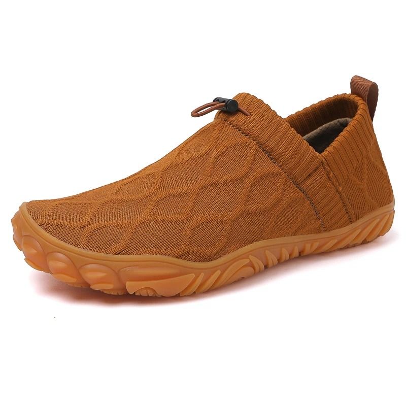 Breathable Knitted Mens Vulcanized Slip On Casual Shoes Comfortable Outdoor Footwear 6