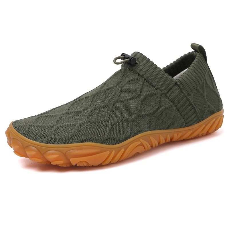 Breathable Knitted Mens Vulcanized Slip On Casual Shoes Comfortable Outdoor Footwear 9