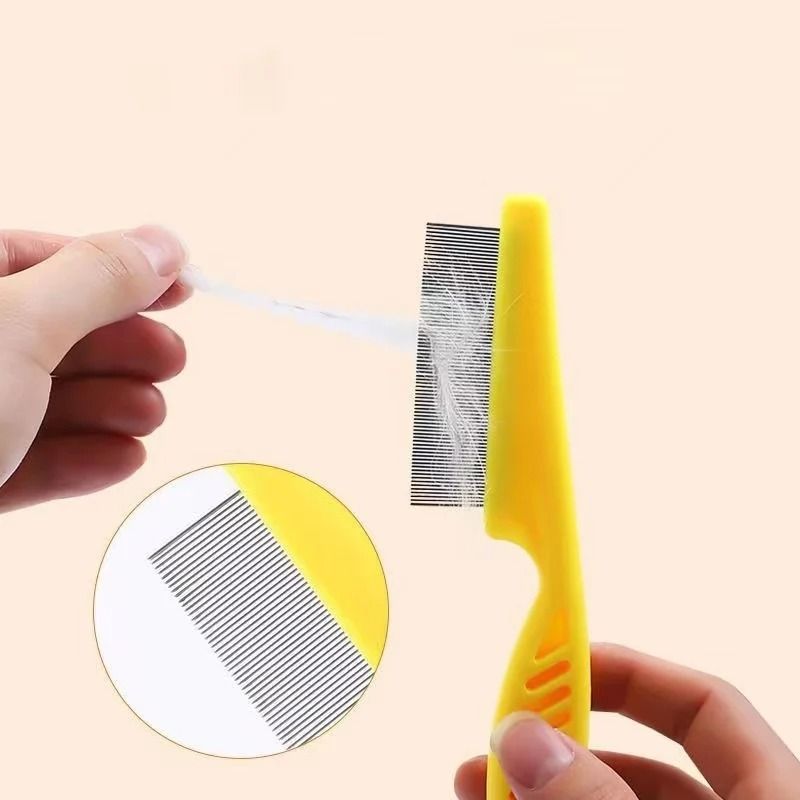 Stainless Steel Pet Shedding Comb For Cats And Dogs 5