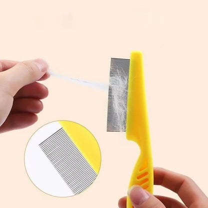 Stainless Steel Pet Shedding Comb For Cats And Dogs 5