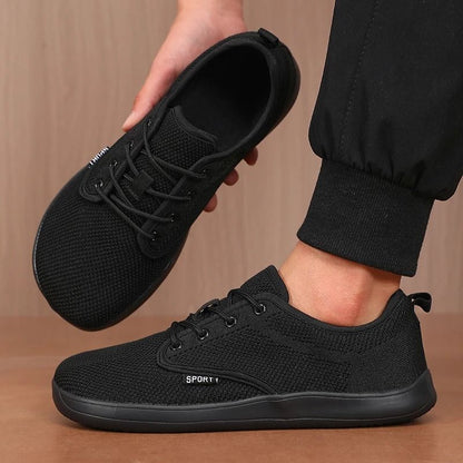 Men Wide Toe Barefoot Casual Canvas Flat Shoes Breathable Mesh Sneakers 7