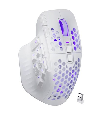 Pro Wireless MMO Gaming Mouse With 16 Side Buttons 24000 DPI RGB Programmable Macros 4