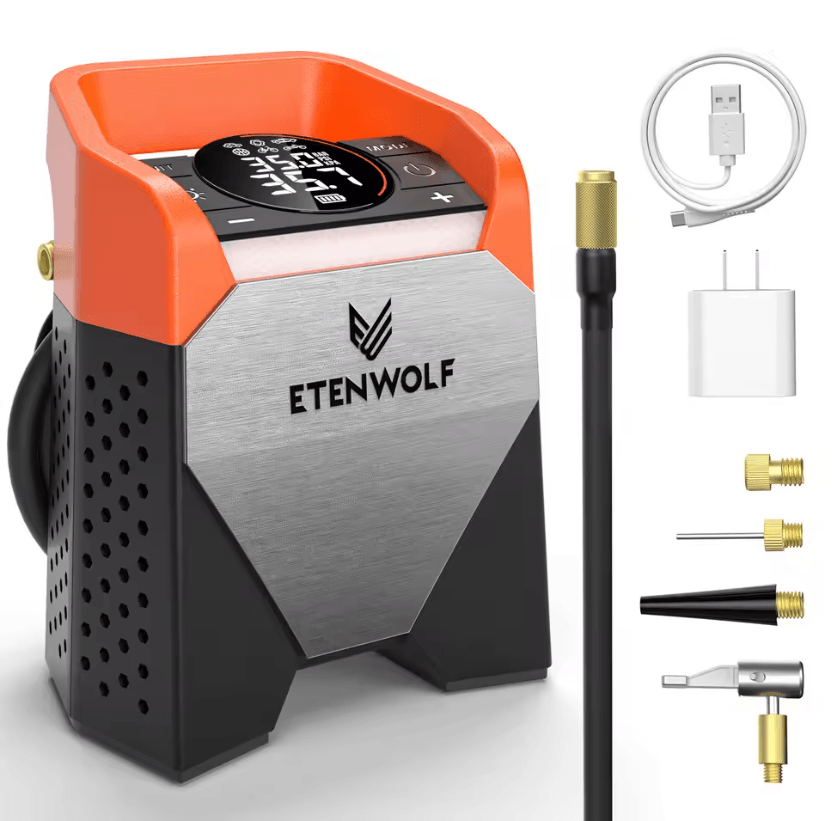 Portable Tire Inflator Pump With Air Compressor And Rechargeable Battery For Cars Motorcycles And T 3