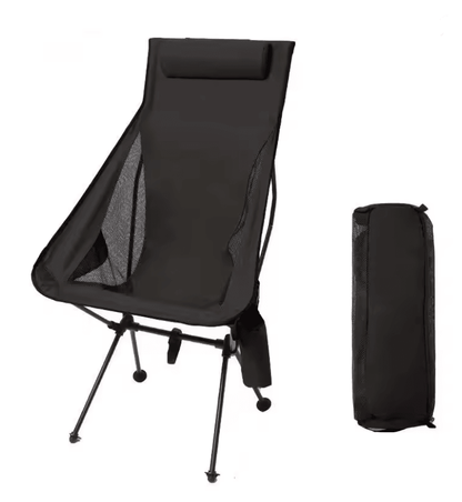 Portable Folding Camping Chair With Headrest Lightweight Outdoor Fishing Chair 3