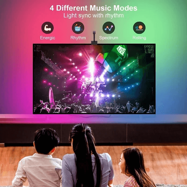 Smart TV Backlight With Camera Sync RGBIC USB LED Strip For Screen And Gaming Setup 1