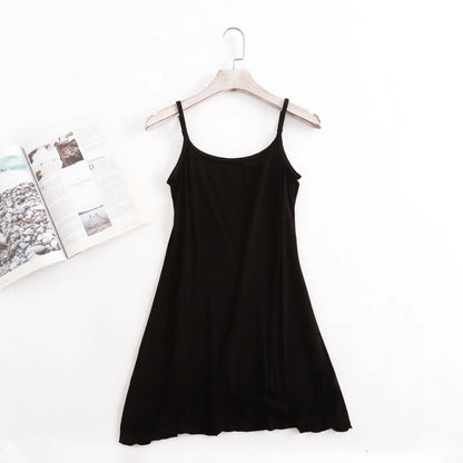 Summer Modal Lace Sling Sleepwear Dress For Women Nightwear Home Pajama Dress 8
