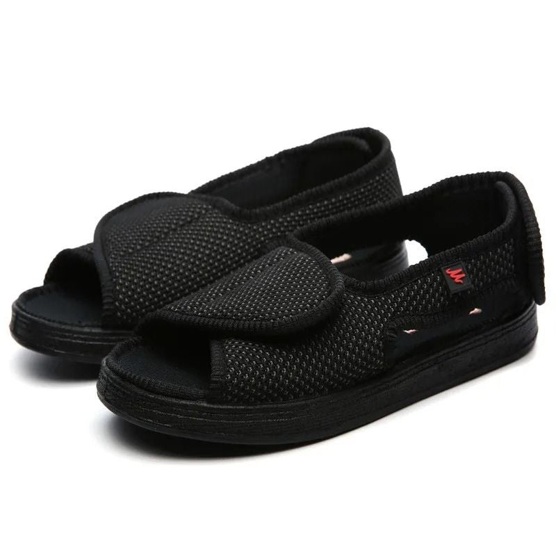 Adjustable Diabetic Widened Shoes NonSlip Breathable Sandals For Swollen Feet And Thumb Valgus Reli 2