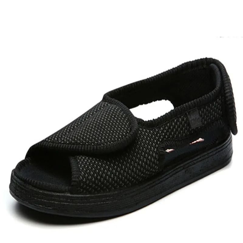 Adjustable Diabetic Widened Shoes NonSlip Breathable Sandals For Swollen Feet And Thumb Valgus Reli 3