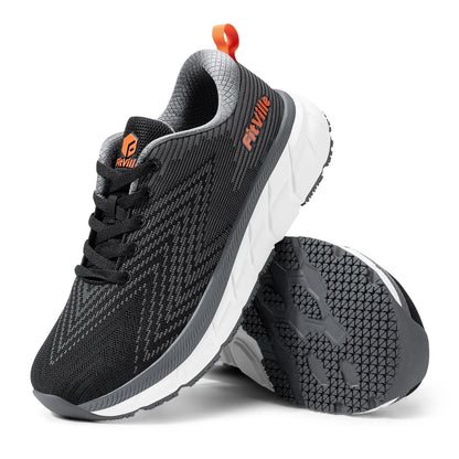 Wide Toe Box Cushioned Running Shoes Extra Wide Breathable Non Slip Sneakers for Men