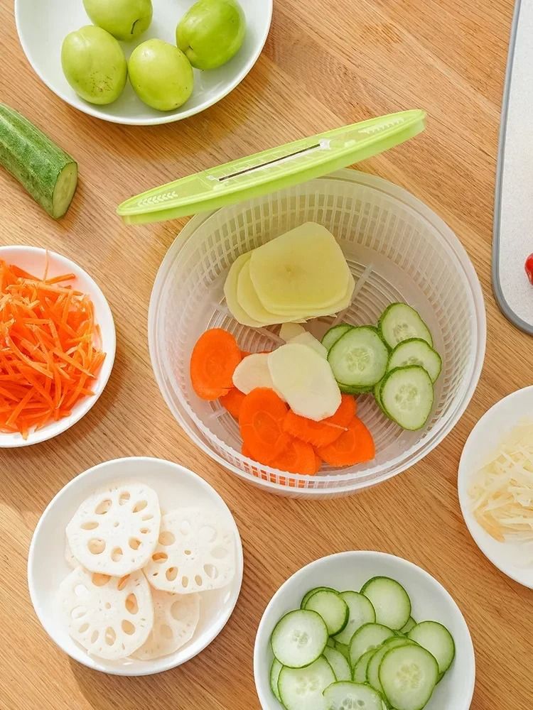 Salad Spinner Lettuce Washer And Vegetable Dryer Kitchen Strainer 3