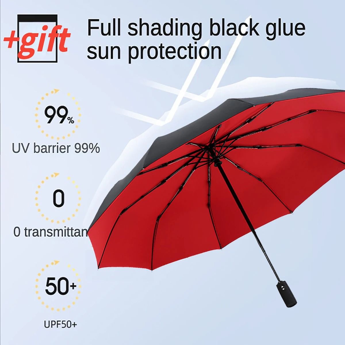 Windproof Double Layer Fully Automatic Folding Umbrella 2