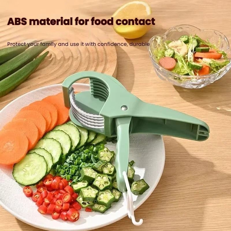 Stainless Steel Vegetable And Fruit Slicer Multi Functional Kitchen Tool 2