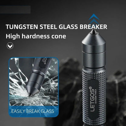 Multi Functional Survival Whistle With Glass Breaker And Rescue Features 1