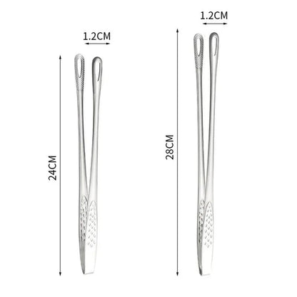 Stainless Steel Kitchen Tongs For Cooking And BBQ Grill 5