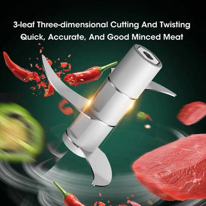 Portable Electric Garlic Chopper USB Rechargeable Mini Food Processor 250ml 4