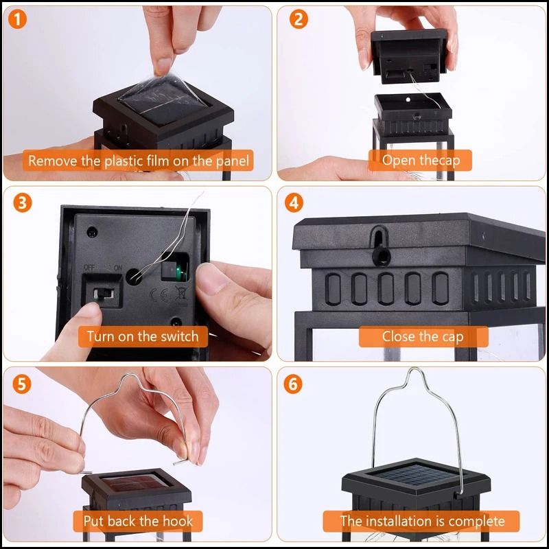 Solar Powered LED Lantern For Indoor And Outdoor Ambience 1
