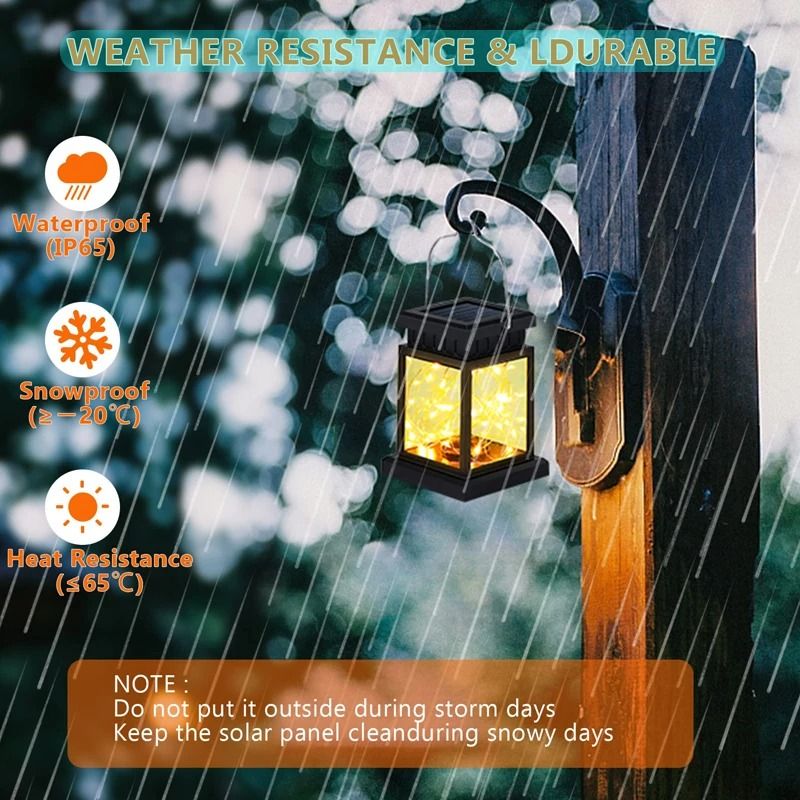 Solar Powered LED Lantern For Indoor And Outdoor Ambience 3