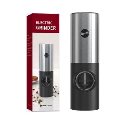 Electric Salt and Pepper Grinder with LED Light and Adjustable Ceramic Mill