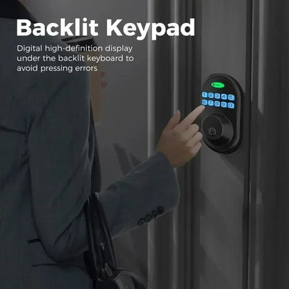 Keyless Entry Deadbolt With Keypad One Touch Lock And Auto Lock 2