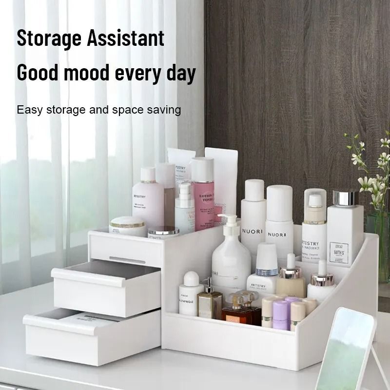 Makeup Storage Drawer Box For Vanity Or Desktop 1