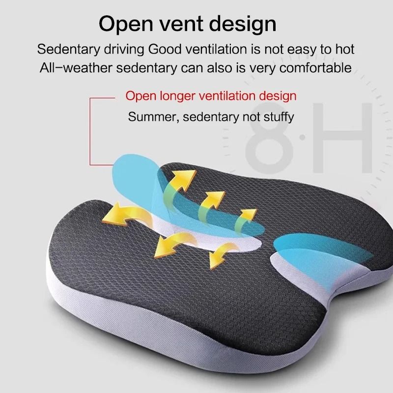 Orthopedic Memory Foam Seat Cushion For Tailbone And Sciatica Relief 2