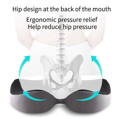 Orthopedic Memory Foam Seat Cushion For Tailbone And Sciatica Relief 3
