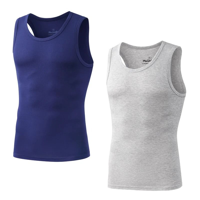 Bamboo Fiber Compression Tank Top for Men Pack of Two