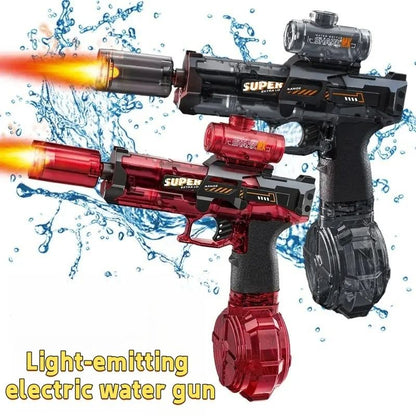 Electric Water Gun with Light and Flame Spray Effect