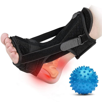 Adjustable Night Splint for Plantar Fasciitis and Achilles Tendon Relief