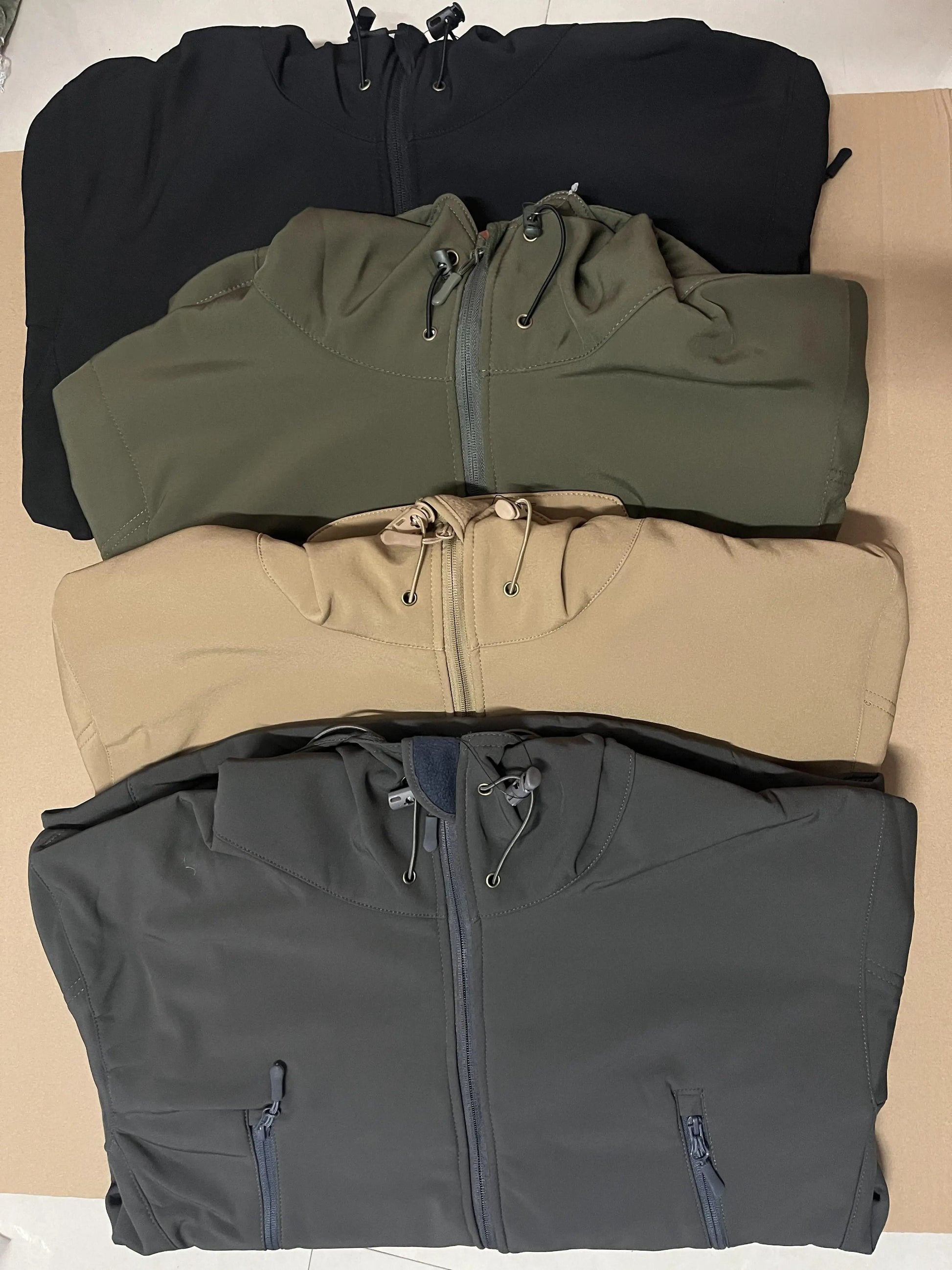Mens Softshell Fleece Waterproof Jacket And Pants Set For Outdoor Activities 4
