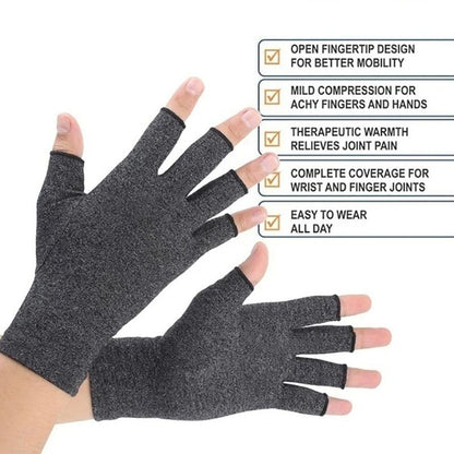Fingerless Compression Gloves For Pain Relief And Hand Support 3