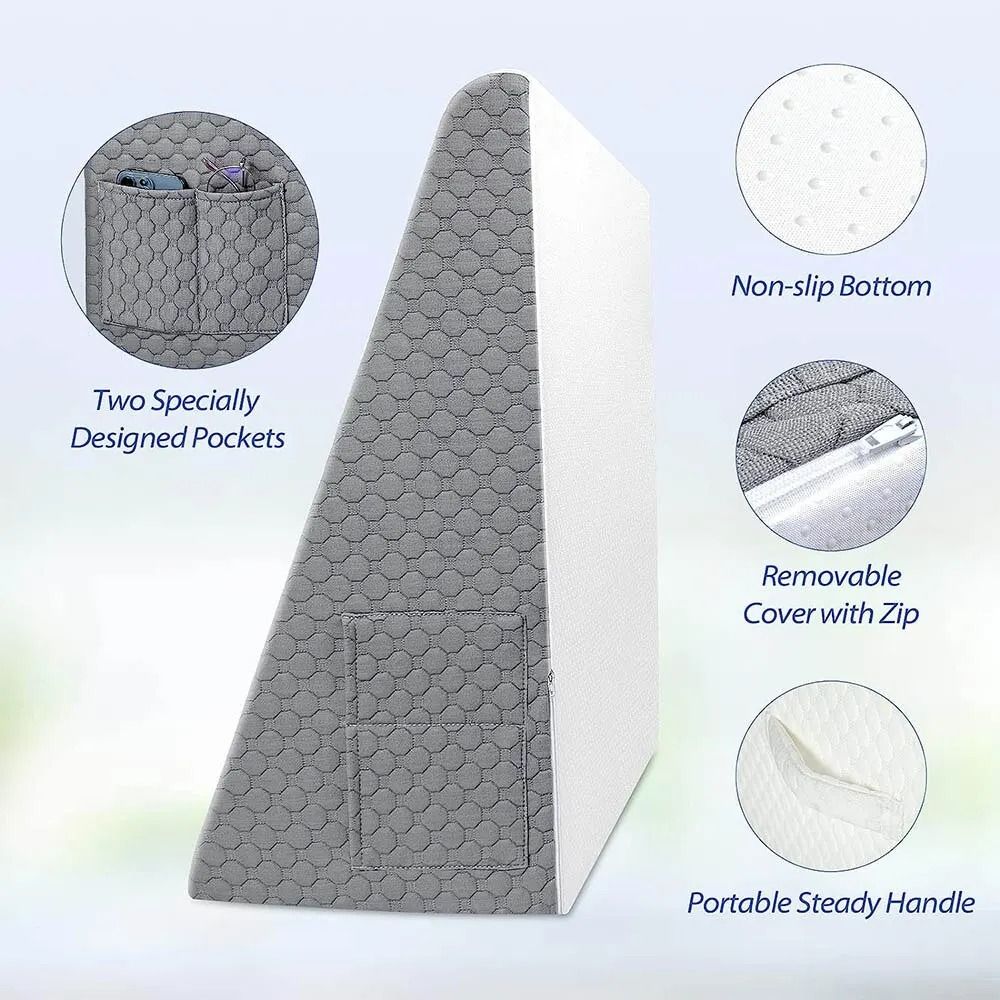 Wedge Pillow For Sleeping With Air Layer Foam  Acid Reflux  PostSurgery Support 1