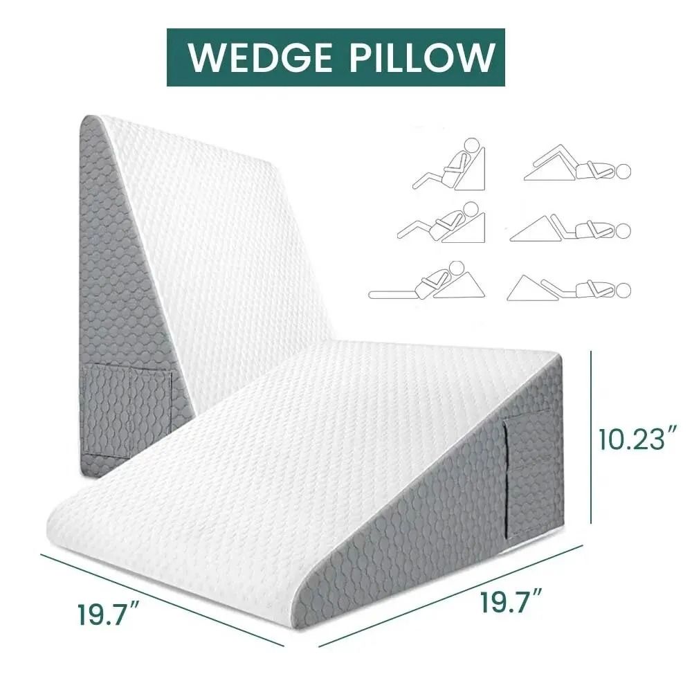 Wedge Pillow For Sleeping With Air Layer Foam  Acid Reflux  PostSurgery Support 2