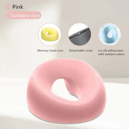 Face Down Pillow Memory Foam Desk Nap And Massage Headrest 9