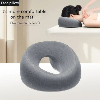 Face Down Pillow Memory Foam Desk Nap And Massage Headrest 2