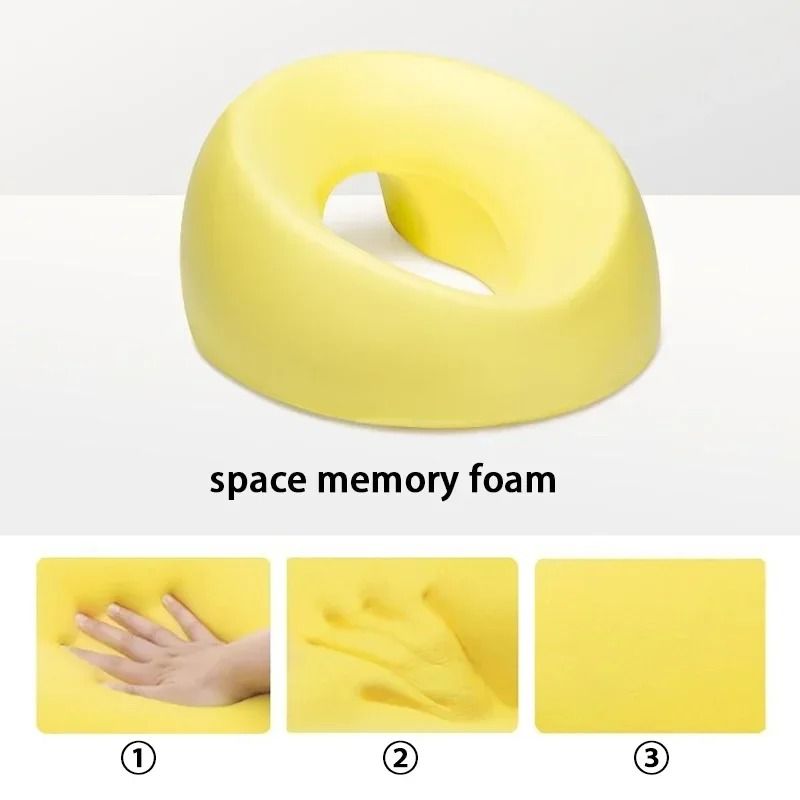 Face Down Pillow Memory Foam Desk Nap And Massage Headrest 3