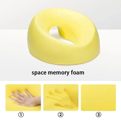 Face Down Pillow Memory Foam Desk Nap And Massage Headrest 3