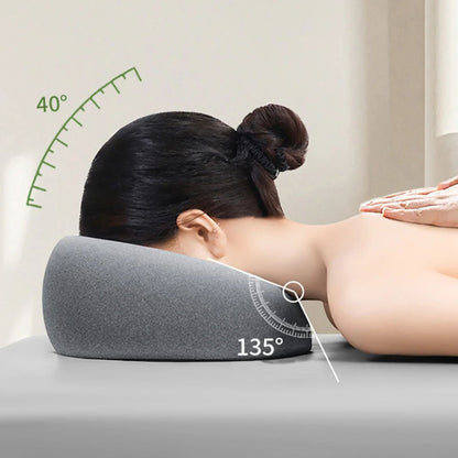 Face Down Pillow Memory Foam Desk Nap And Massage Headrest 5